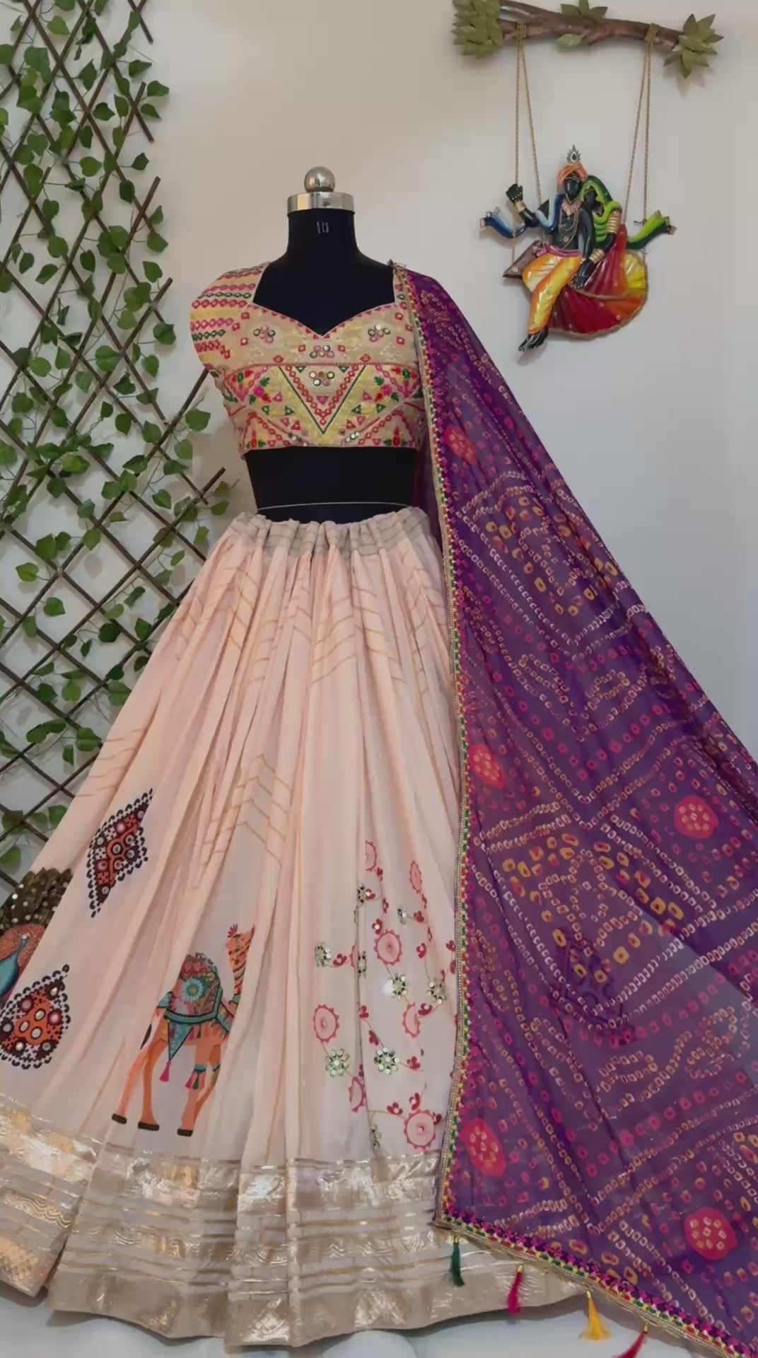 NEW TRENDING NAVRATRI  SPECIAL CHANIYA CHOLI๐โค๏ธ